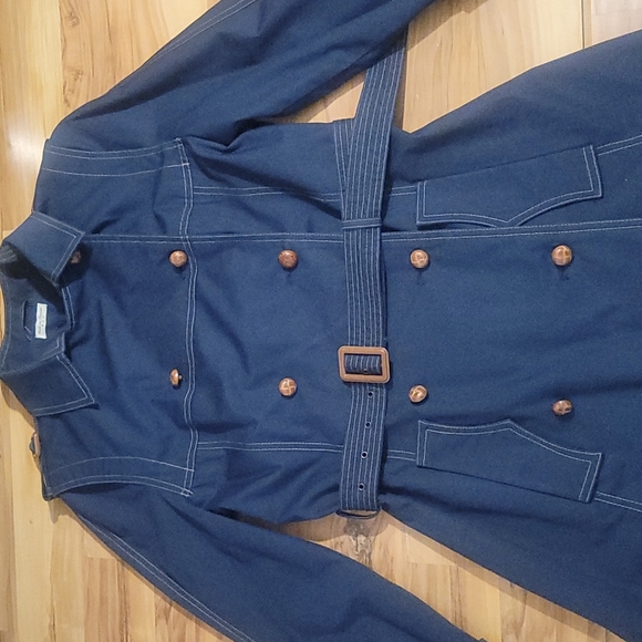 Vintage 70s Count Romi Raincoat 6 M - Picture 5 of 14